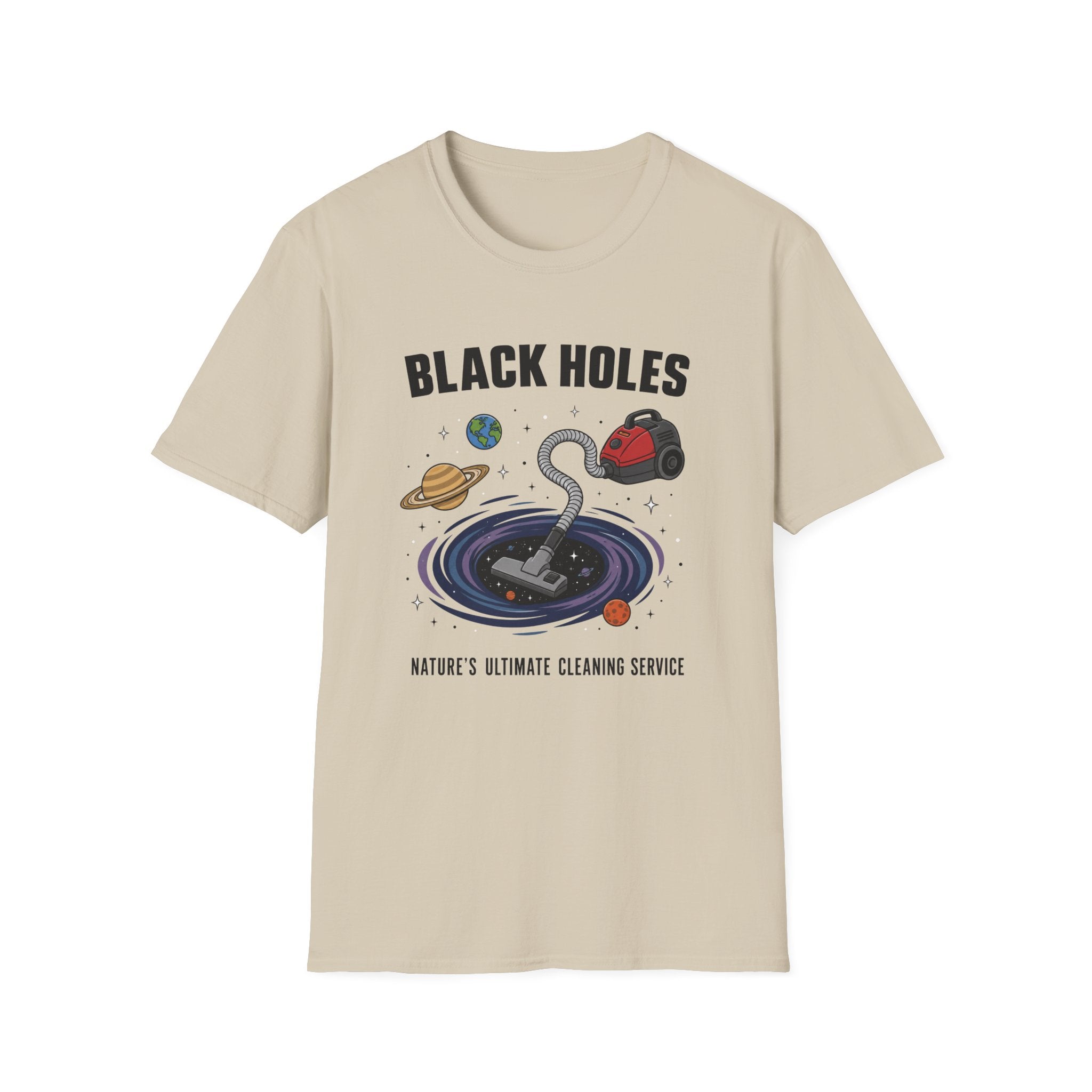 Black Holes Vacuum Cleaner T-Shirt