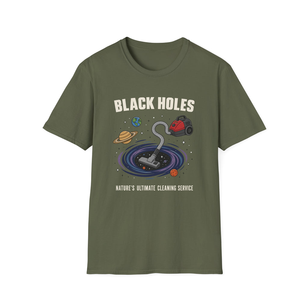 Black Holes Vacuum Cleaner T-Shirt