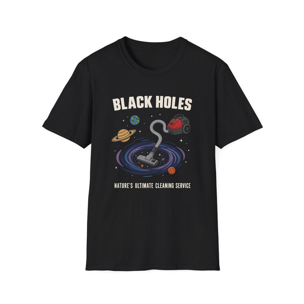 Black Holes Vacuum Cleaner T-Shirt