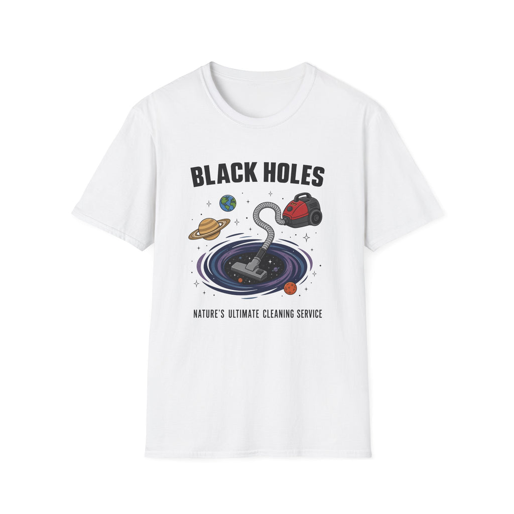 Black Holes Vacuum Cleaner T-Shirt