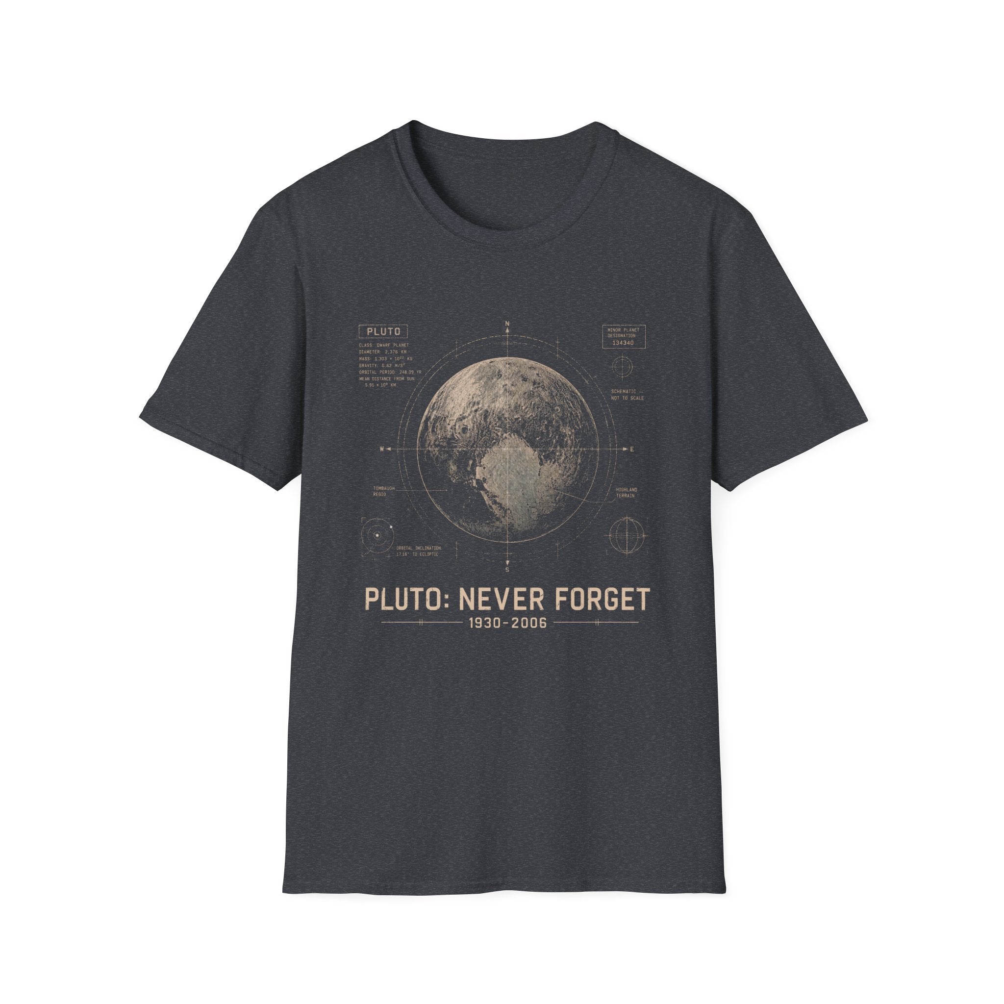 Pluto: Never Forget T-Shirt