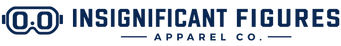 The logo for 'Insignificant Figures Apparel Co.' features the text 'INSIGNIFICANT FIGURES' in dark navy blue, with 'APPAREL CO.
